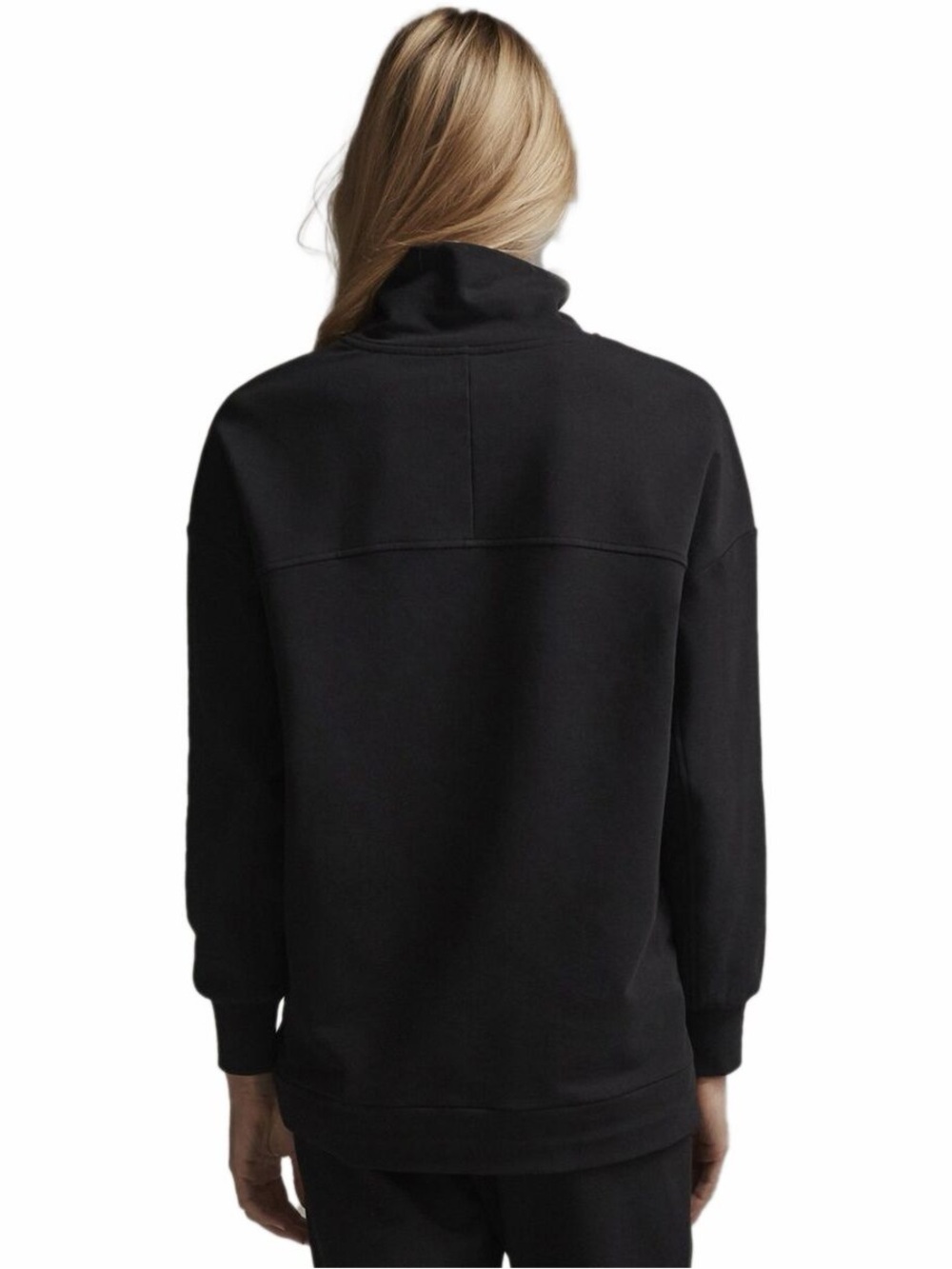 Varley Morrison high funnel neck relaxed fit Sweatshirt women's size small black - Picture 6 of 15